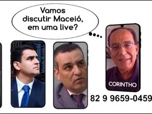 Corintho Campelo desafia pré-candidatos à prefeitura para discutir Maceió numa live