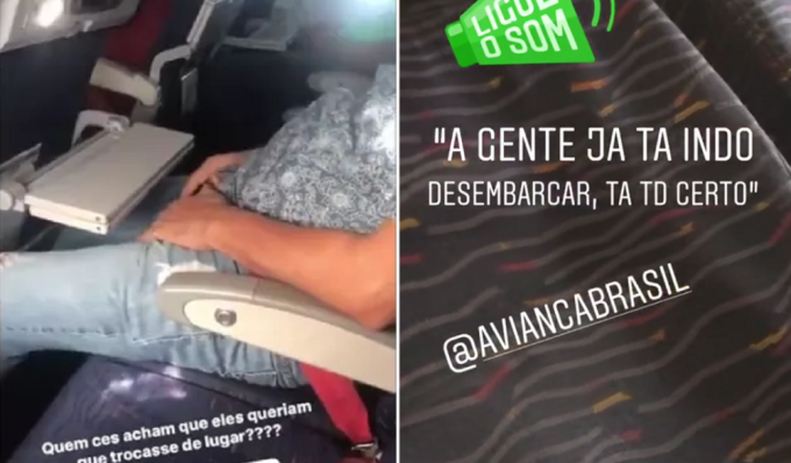 Passageira grava homem se masturbando em voo com destino a SP
