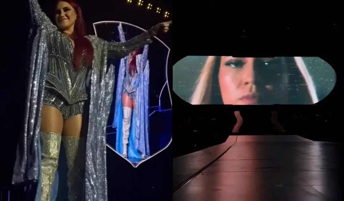 Vídeo: Marília Mendonça é homenageada durante show do RBD