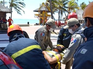 Simulado dá início às comemorações da Semana do Bombeiro