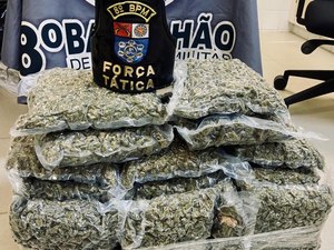 Polícia Militar apreende 21 armas de fogo e 24 Kg de drogas em Alagoas