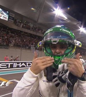  Massa se despede da F1 com ponto e homenagens; Bottas vence em Abu Dhabi 