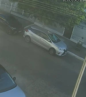 Câmeras registram momento em que idoso de 96 anos é atropelado no bairro do Poço