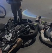 Motociclista fica ferido após acidente próximo ao Fumeirão, em Arapiraca