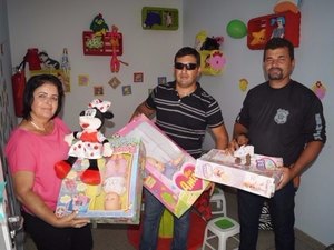 Brinquedoteca do IML de Arapiraca recebe doações de brinquedos