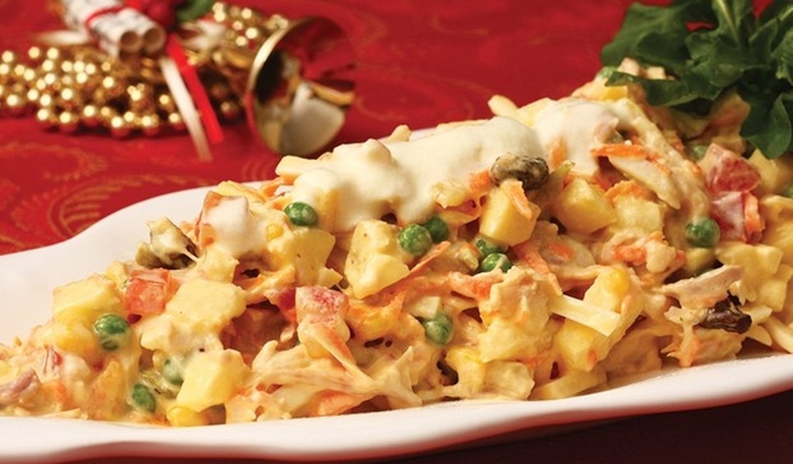 Salpicão de frango, delícia para o Natal