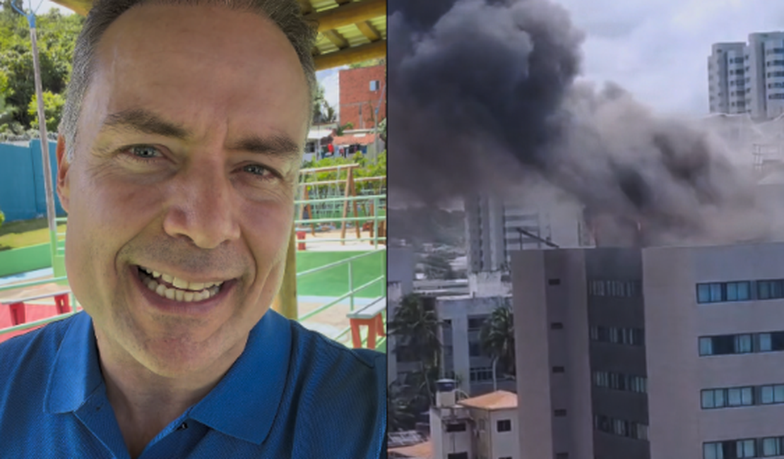 Renan Filho elogia agilidade dos Bombeiros ao conter fogo no Ritz Suítes