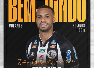 ASA anuncia contratação do volante Ferreira para sequência da temporada