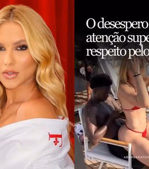 Virginia dá resposta às críticas após posar de biquíni no colo de Vini Jr.