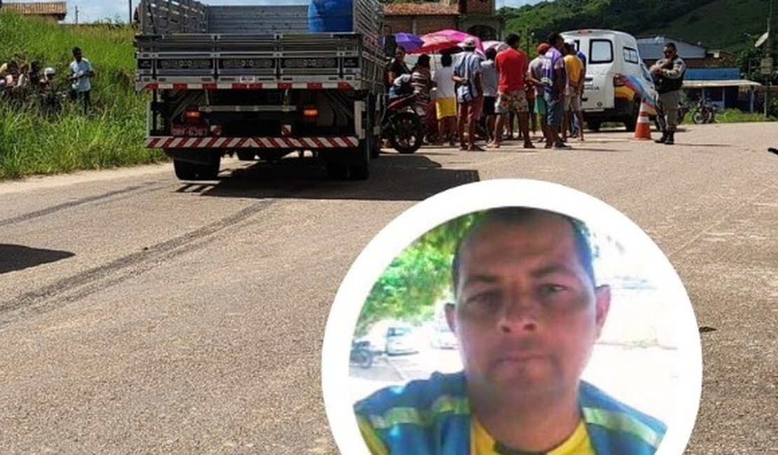 Morre mototaxista que colidiu com caminhão no Povoado Pescoço em Penedo