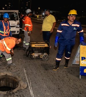 Av. Gustavo Paiva recebe mais uma etapa da Operação Tampa Bueiro