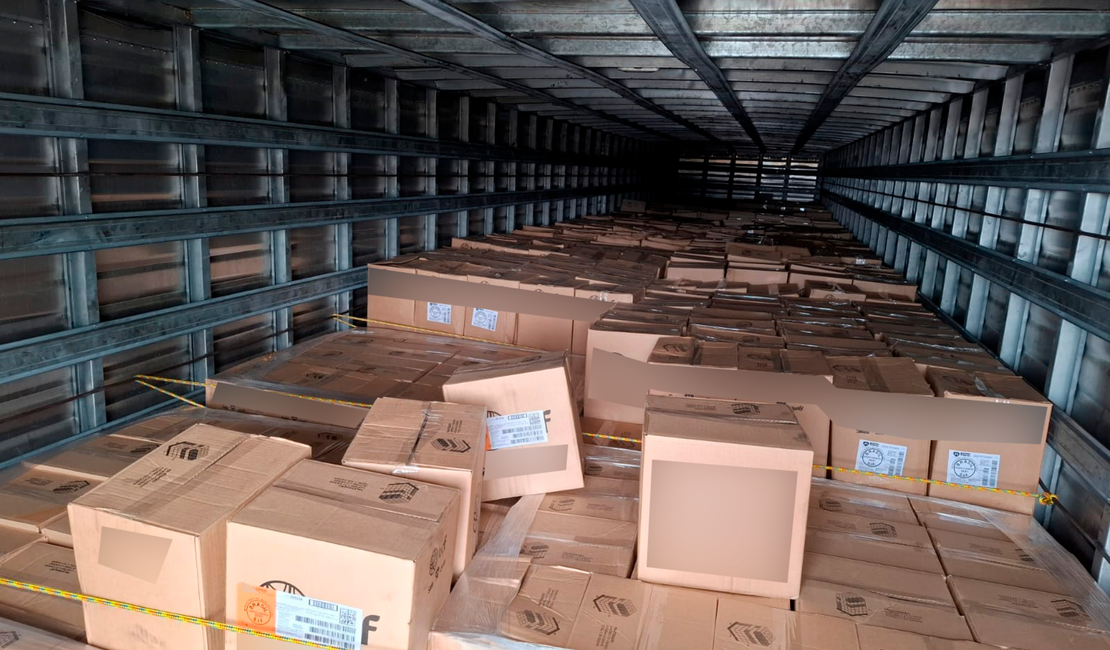 Sefaz-AL retém mais de 30 toneladas de mercadorias irregulares em Arapiraca