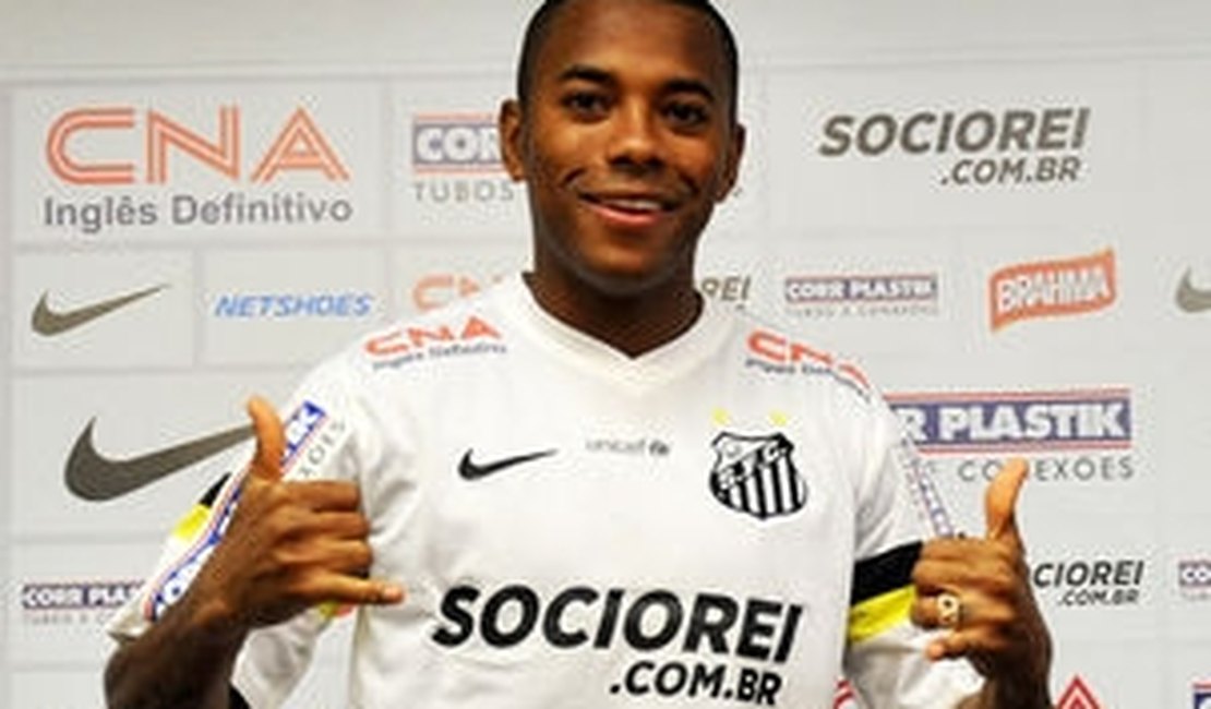 Santos fará festa para reapresentar Robinho, que se declara à torcida