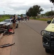 [Vídeo] Motociclista morre em colisão com carro na BR-316 em Palmeira dos Índios