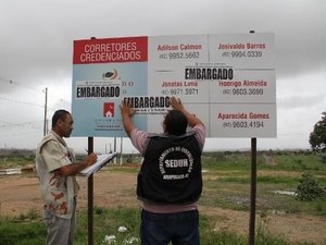 Prefeitura de Arapiraca embarga obra de condomínio