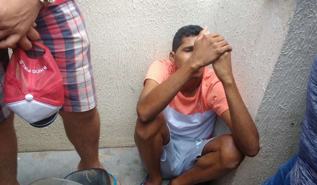 [Vídeo] Ladrão se dá mal após roubar celular em Arapiraca e pede perdão