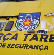 Polícia Militar apreende drogas, armas e farta munição em residência na zona rural de Girau do Ponciano