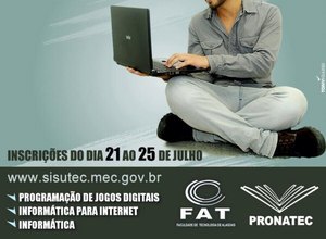 Fat abre inscrições para 360 vagas pelo Pronatec