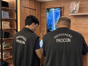 Procon Maceió intensifica fiscalização no comércio para compras do Dia dos Pais