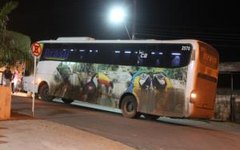 ônibus foi atingido por tiros em Flexeiras