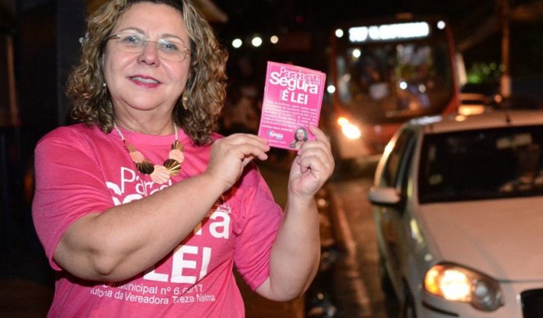 Lei de Tereza Nelma reforça segurança de mulheres no transporte em Maceió