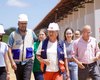Prefeita Tia Júlia visita obras da nova Escola Municipal Vereador Elói Barbosa