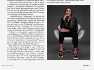 Marta entra na lista da revista Forbes de mulheres mais poderosas do Brasil 
