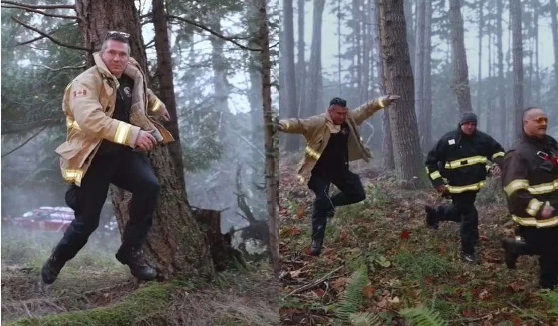 Bombeiros recriam cena do filme Crepúsculo e momento viraliza na web