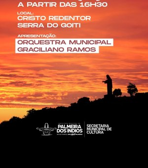 Orquestra Graciliano Ramos foi a atração do Projeto Pôr do Sol deste domingo (15)