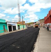 Centro de Matriz de Camaragibe recebe asfalto do Pró-Estrada