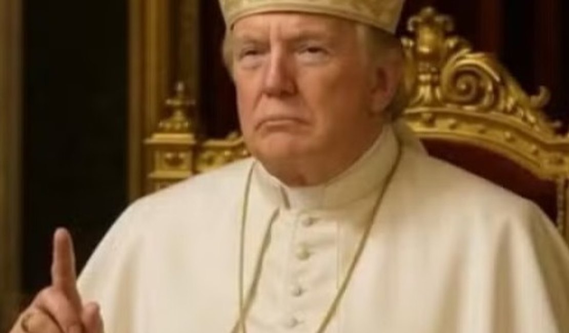 Casa Branca posta Trump como papa e seguidores apontam ofensa à religião