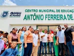 Educação em 1º lugar: Girau do Ponciano bate recorde em entregas de escolas e creches