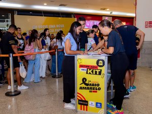 Kits para corrida Maio Amarelo podem ser retirados até este sábado (25)