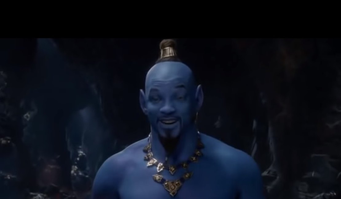 Genio Aladdin Desenho - Todo Azul Will Smith Aparece Como O Genio Da Lampada De Aladdin Em Novo Trailer 7segundos Maceio