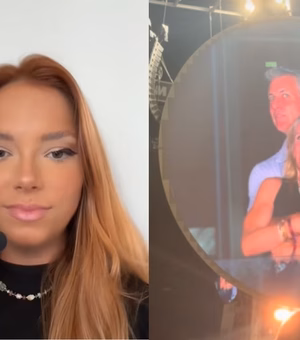 Mulher que filmou amantes em show ironiza: “Arruinando casamentos”