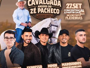 Atrações musicais de peso prometem animar Cavalgada Amigos do Zé Pacheco