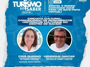 Turismo do Saber: live apresenta monumentos históricos do Centro