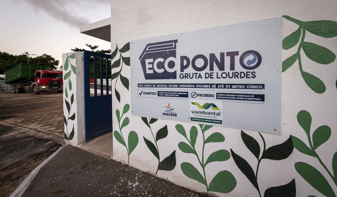 Ecopontos de Maceió fecharão neste domingo (4) em virtude das eleições