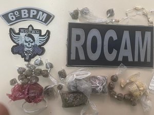 Três pessoas são presas por tráfico de drogas em Porto de Pedras