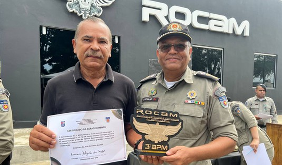 Deputado Tarcizo Freire recebe homenagem durante inauguração do novo prédio da ROCAM em Arapiraca