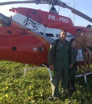 Grupamento Aéreo evita afogamentos em Jacarecica e salva vida de gestante no interior