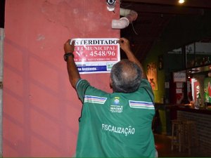 Bares são interditados durante operação conjunta em Maceió