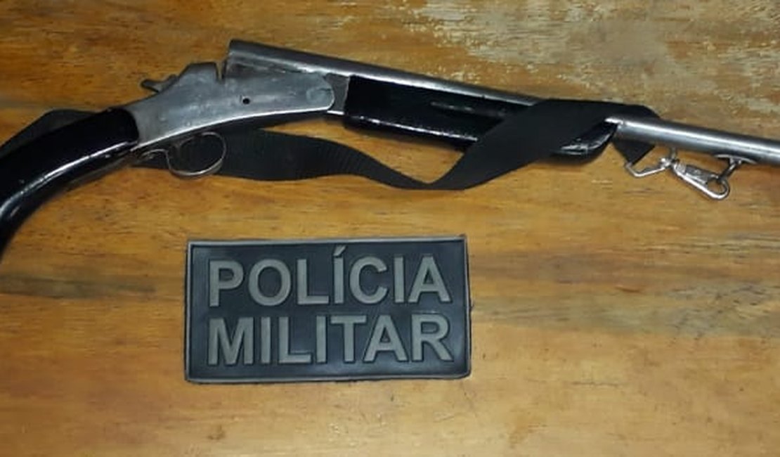 Homem é preso porte ilegal de arma de fogo em Arapiraca