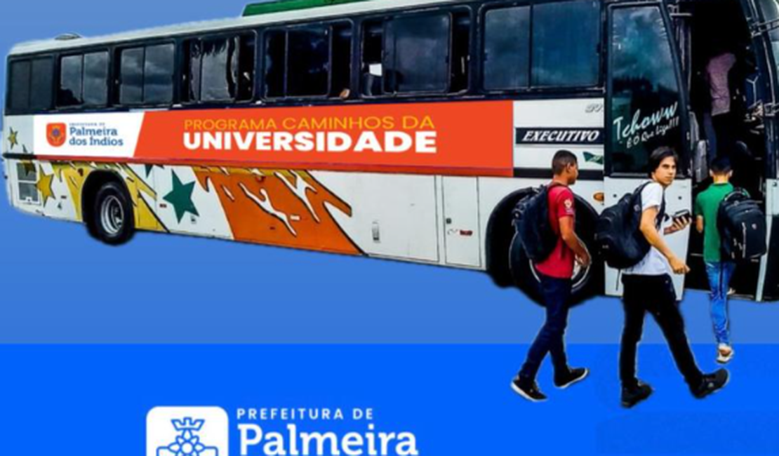 Programa de transporte de universitários será retomado a partir de segunda (03) em Palmeira