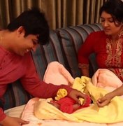 Bebê que nasceu com apenas 375 gramas na Índia vai, finalmente, para casa