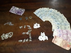 Em Arapiraca, casal de menores é apreendido por tráfico de drogas