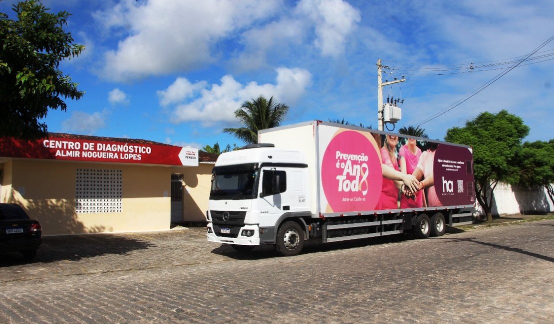 Carreta do Amor proporciona exames de mamografia e citologia para mulheres de Penedo