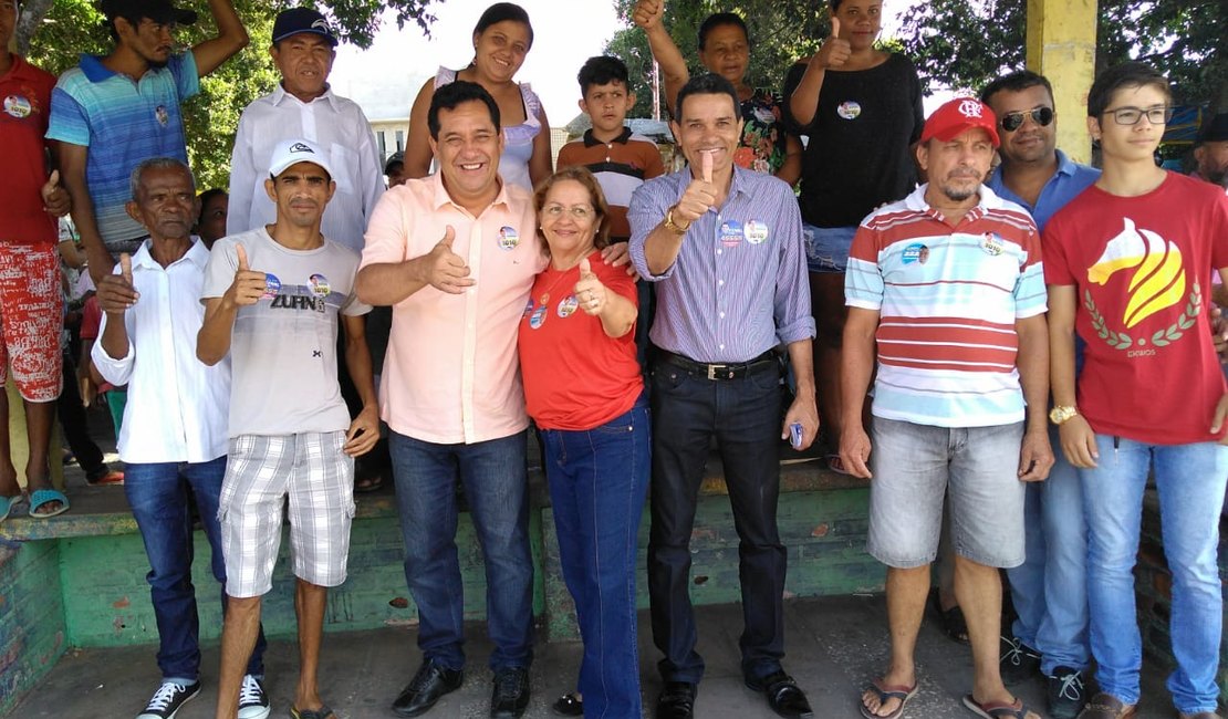 Severino Pessoa recebe apoio da população de Estrela de Alagoas