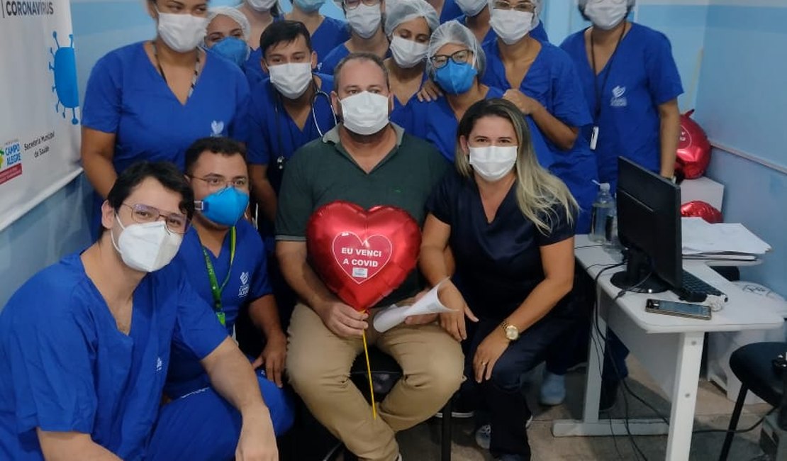 [Vídeo]Presidente do Patriota de Arapiraca recebe alta de hospital por Covid-19