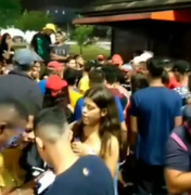 [Vídeo] Polícia acaba evento após aglomeração no  Bosque das Arapiracas